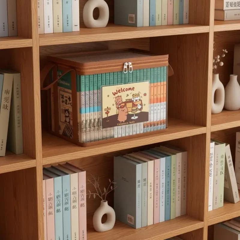 Dustproof Waterproof Clear Plastic Storage Box Zipper Lid Reinforced Handles Bin for Closet Clothes Books Children Toys