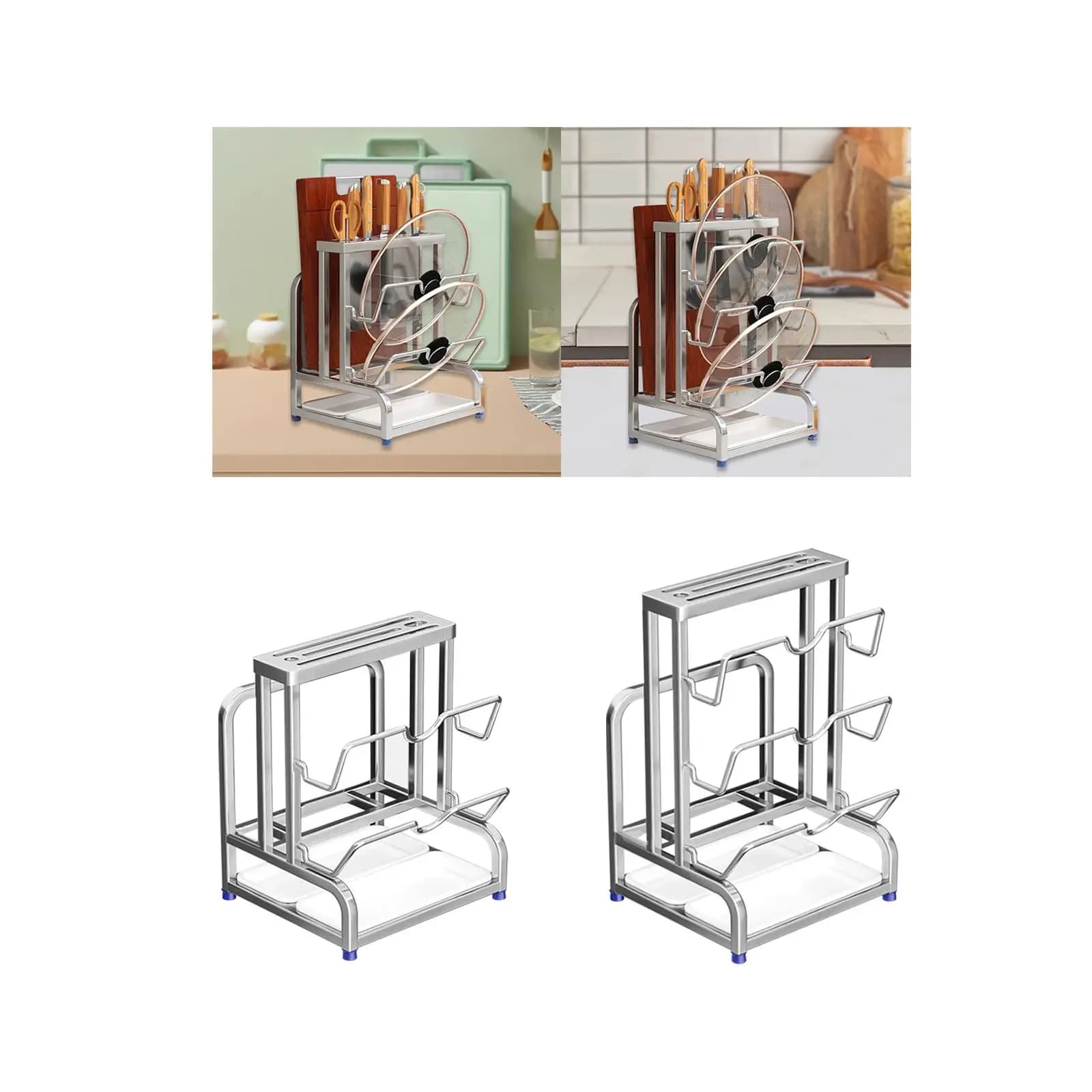 Multifunctional T-shirts Organizer of knives Practical for kitchen cabinet