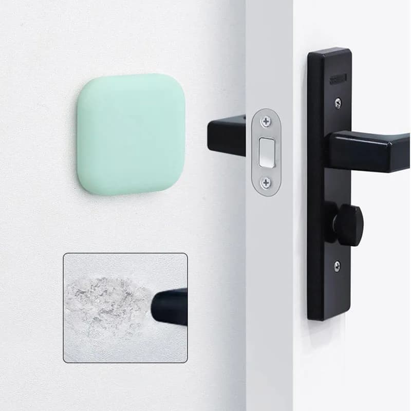 1/2/5 Pezzi Paracolpi in Silicone per Maniglie, Protezioni Autoadesive Antiurto per Pareti, Cuscinetti per Porte, Miglioramento Domestico