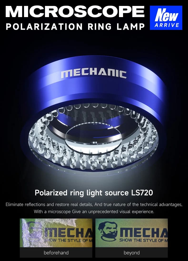 Polarization ring lamp for mechanical microscope / polarized ring light source LS720/lamp for microscope