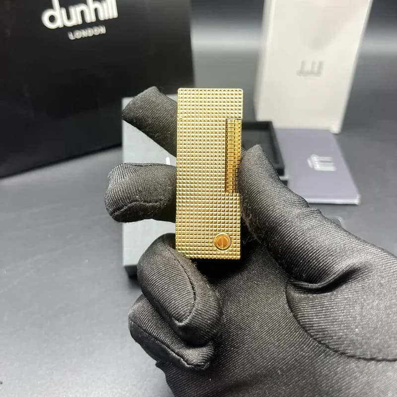 Dunhlil accendino a Gas accendino antivento da esterno accessori per fumatori accendini a torcia butano ad alta fiamma in metallo regali da uomo