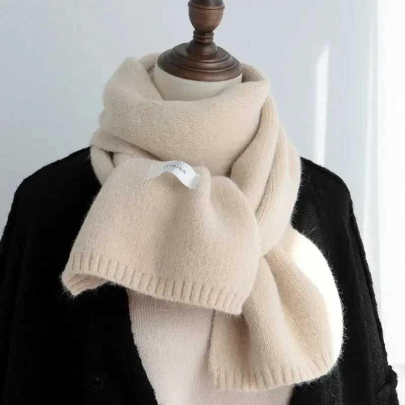 Sciarpa di cashmere imitazione Donna Scialli e involucri invernali Coperta Hijab Donna Fazzoletto da collo spesso Bufanda Pashmina Lunga Echarpe