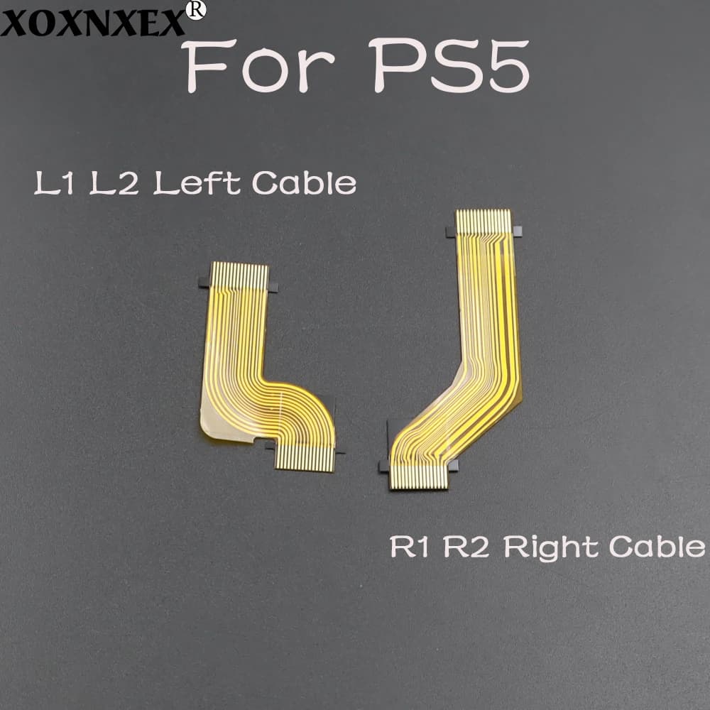 Cavo Flessibile L2 L1 R2 R1 per Controller PS5 BDM-010, Parti di Ricambio, Kit di Riparazione Cavo a Nastro per Pulsanti Trigger Sinistro/Destro del Gamepad