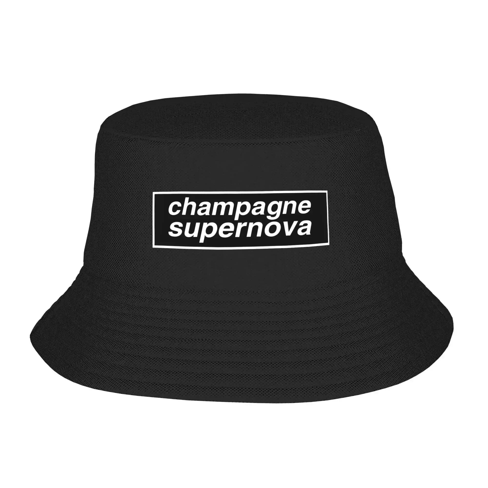 Champagne Supernova, Oasi Bucket Hat Summer Fishing Hats for Unisex Folding Fishing Hats Streetwear Style with Solar Protection