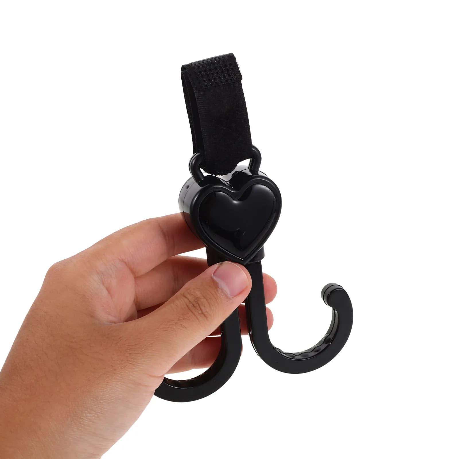2 ganci universali per passeggino, design a doppio gancio resistente, per borsa fasciatoio, borsa a tracolla, zaino, borraccia, clip antiscivolo per passeggino