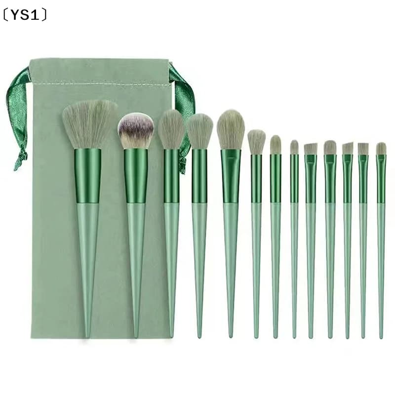 〔YS1〕Set di pennelli per trucco da 8/13 pezzi, soffici e professionali, per fondotinta, cipria, ombretto, kabuki, strumenti di bellezza per il trucco