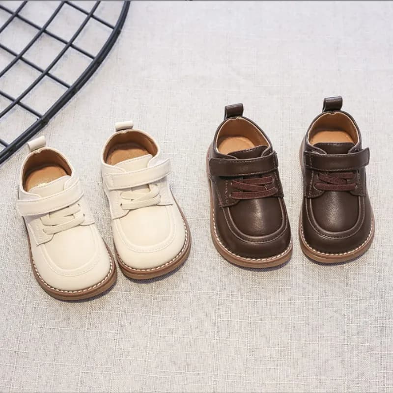 Children's leather shoes for boys girls kids apartments casual sneakers for boys kids shoes fashion simple soft spring autumn new