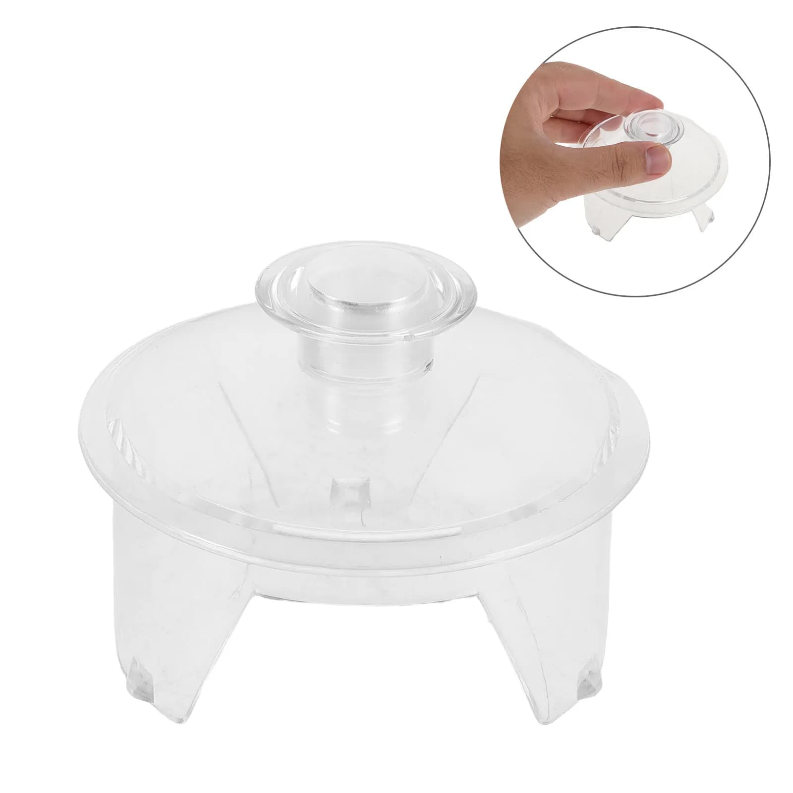Coperchio per bottiglia d'acqua fredda, accessori in acrilico trasparente, coperchio per brocca, teiera, dispenser, caraffa in vetro, tappo di ricambio