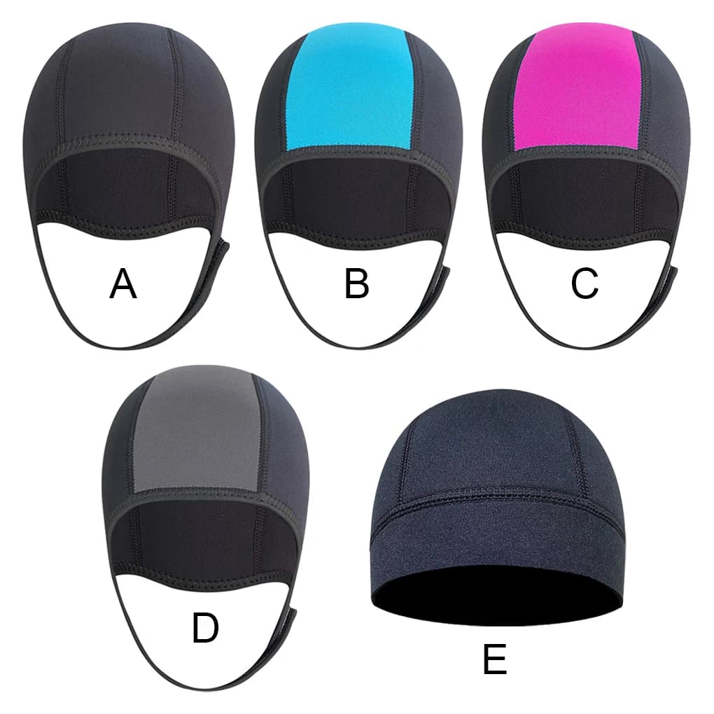 Neoprene 2.5mm thickening Swim Thermal Hood Cap waterproof surf Diving Underwater Hat Training Swimwear for Snorkeling