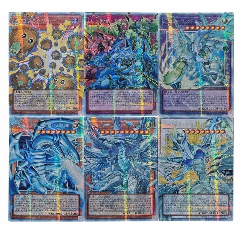 Nuovo Yu-Gi-Oh! DIY E HERO Broken Frame Pser Game Card Kuriboh Deep-Eyes White Dragon Blue-Eyes White Dragon Carta da Collezione Giocattolo