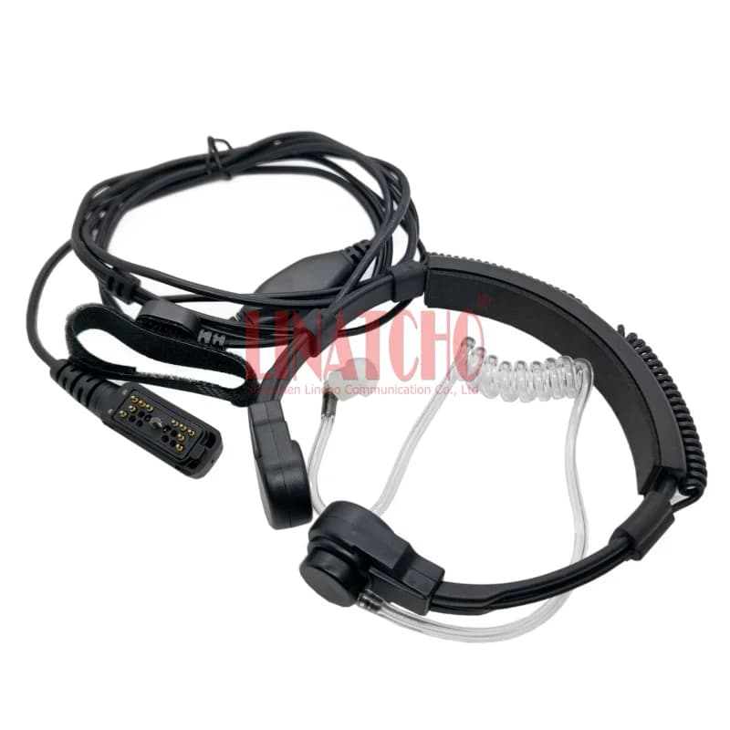 PD700G PD780G PD702 PD782 Dito PTT Tubo dell'aria Tappi per le orecchie Cuffie con controllo della gola con microfono