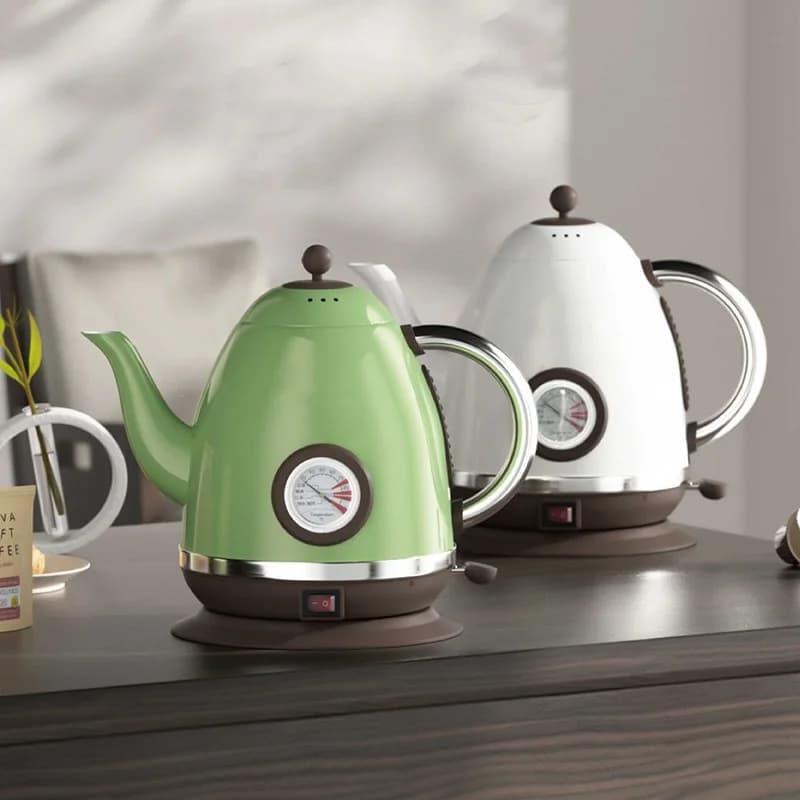 1.5 Liter Electric kettle Quick boiling kettle with 304 stainless steel coating with temperature display Electric kettle for tea Maintaining automatic hot