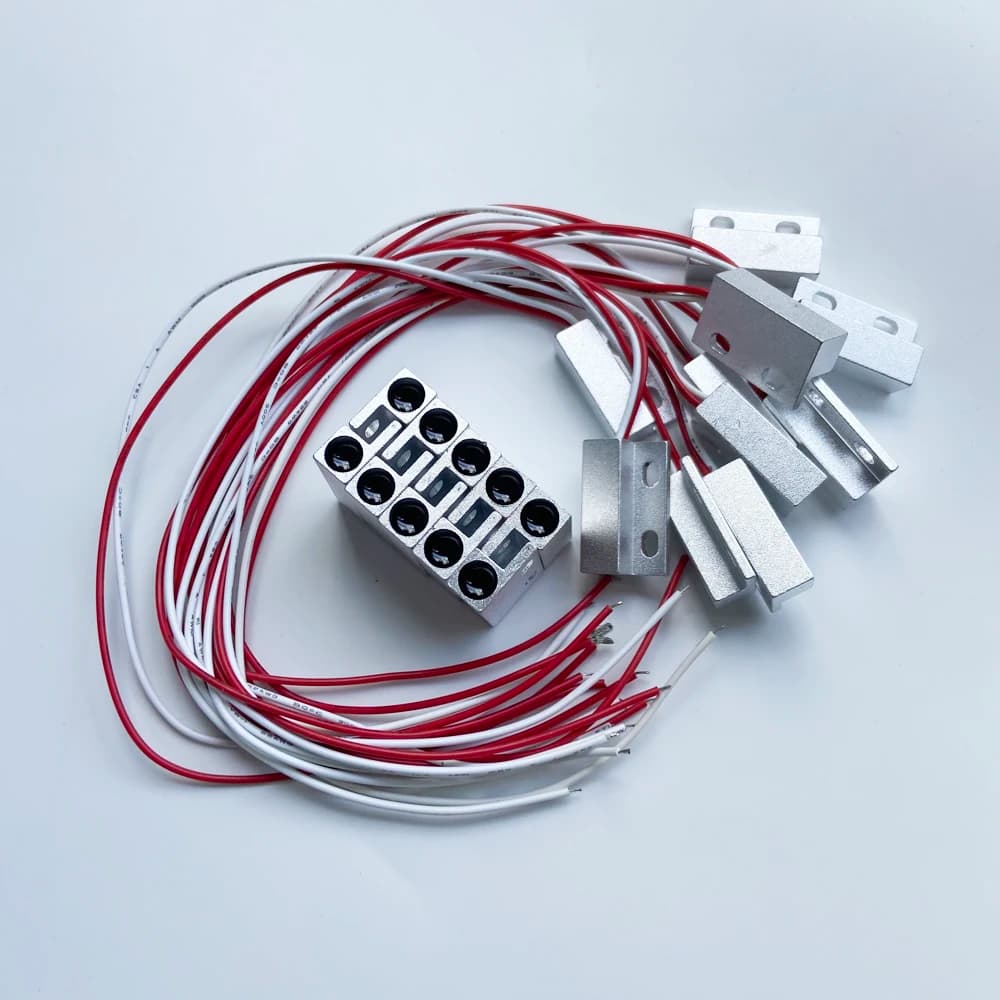 12V/24V/220V Guscio di Alluminio Filo Porta Sensore Aperto Hotel Guardaroba Lampada Interruttore di Controllo Intelligente Finestra Magnetica Rivelatore Aperto