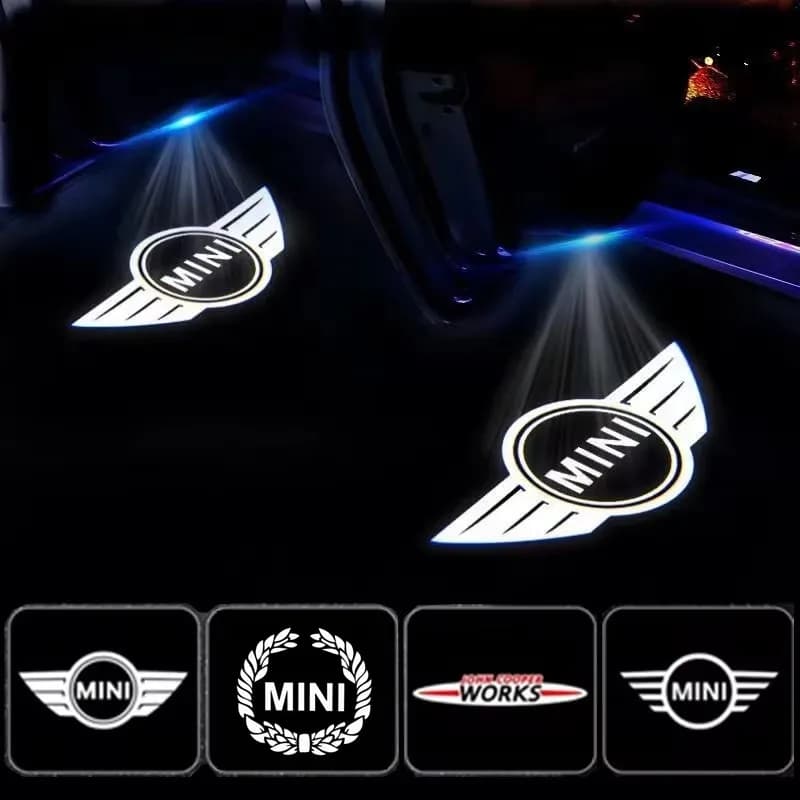 Lampada a Led Porta Auto Proiettore Auto Luce di Benvenuto Per BMW Mini Cooper Funziona R55 R56 R50 R60 R53 R61 F54 F55 F56 F60 Accessori Auto