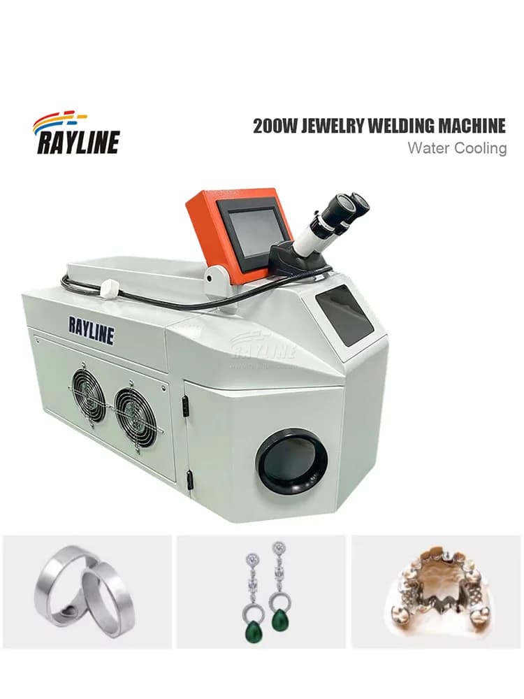 Saldatrice Laser a Punti per Gioielli 200W 160J Economica, Saldatore Laser YAG per Oro, Argento, Artigianato, Collane, Orologi, Riparazioni Dentali