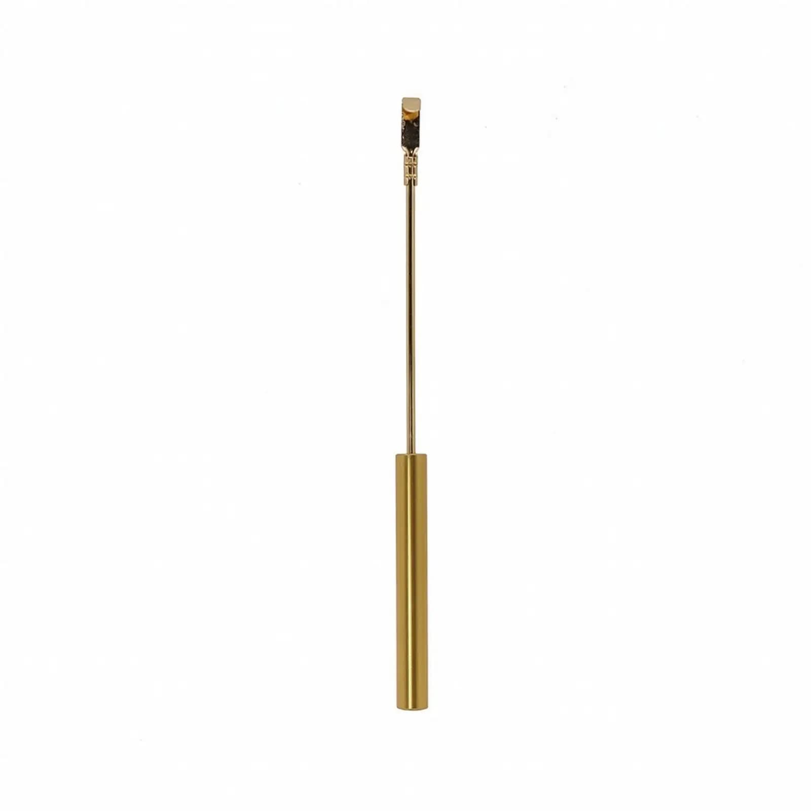 Metal Hanging Pendulum for Clock Restoration with Hook and Rod for Handmade Timepiece Assembly
