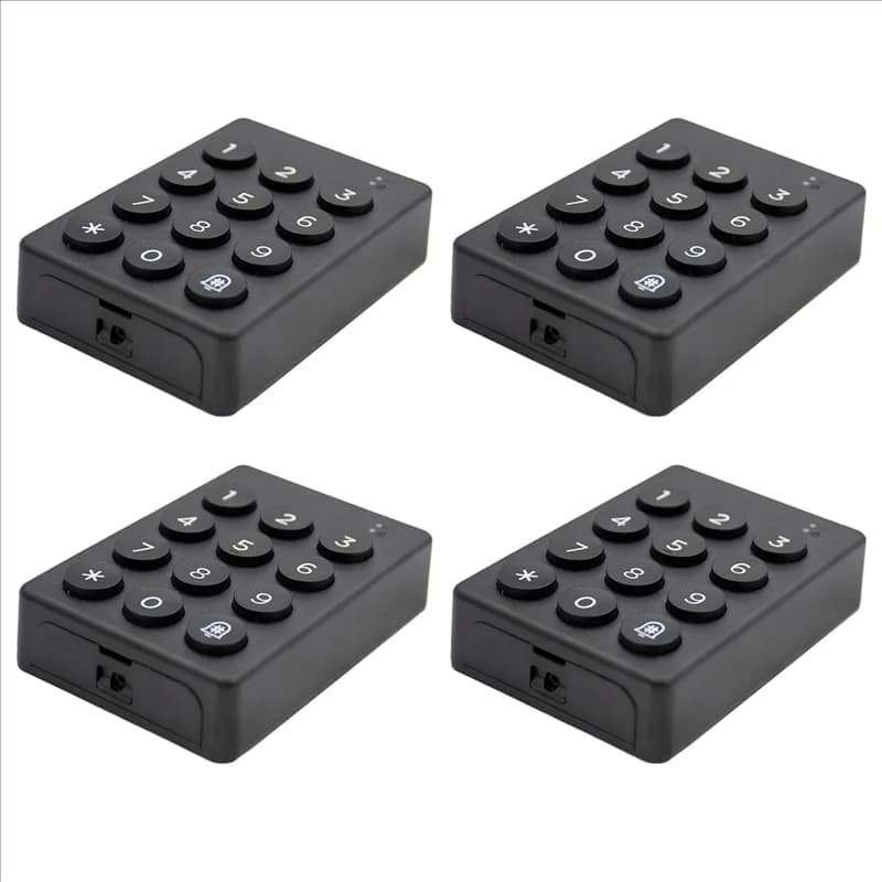Il tastierino digitale wireless TTLOCK LNHF 4X funziona con il blocco delle impronte digitali dei dispositivi intelligenti Bluetooth TTLOCK