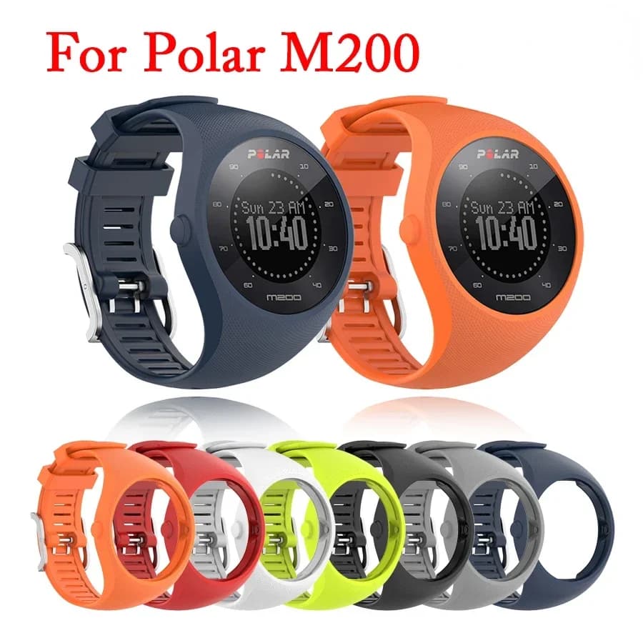 Bracciale in silicone morbido per cinturini da polso di ricambio per smartwatch Polar M200 per cinturino Polar M200 Smart Correa