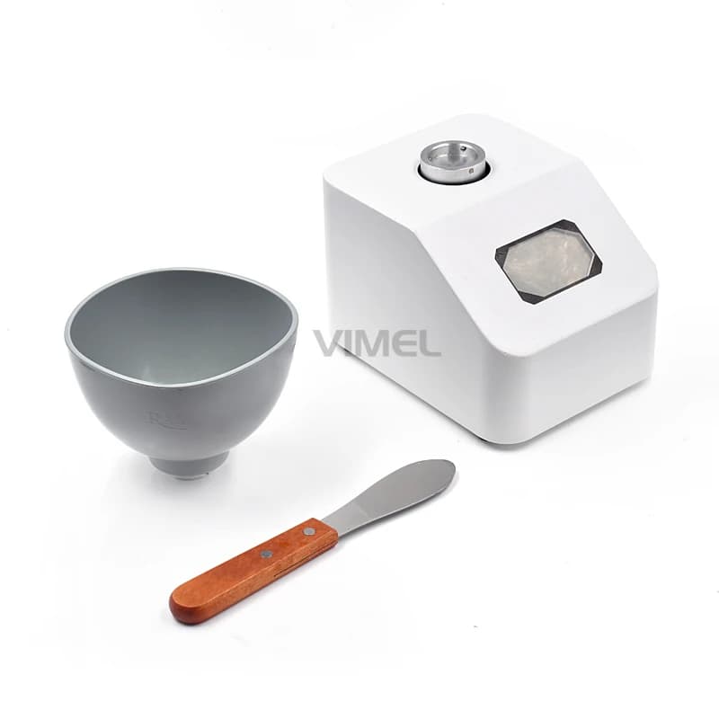 Miscelatore portatile per molatura di materiali per impronte dentali Frullatore per materiali di alginato Miscelatore automatico di alginato Attrezzatura da laboratorio per dentisti