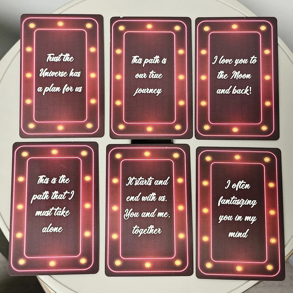 Unsaid Feelings of Love 10*6 cm, messaggi canalizzati da Soulmate 90 carte Oracle, doppia fiamma e partner Karmic