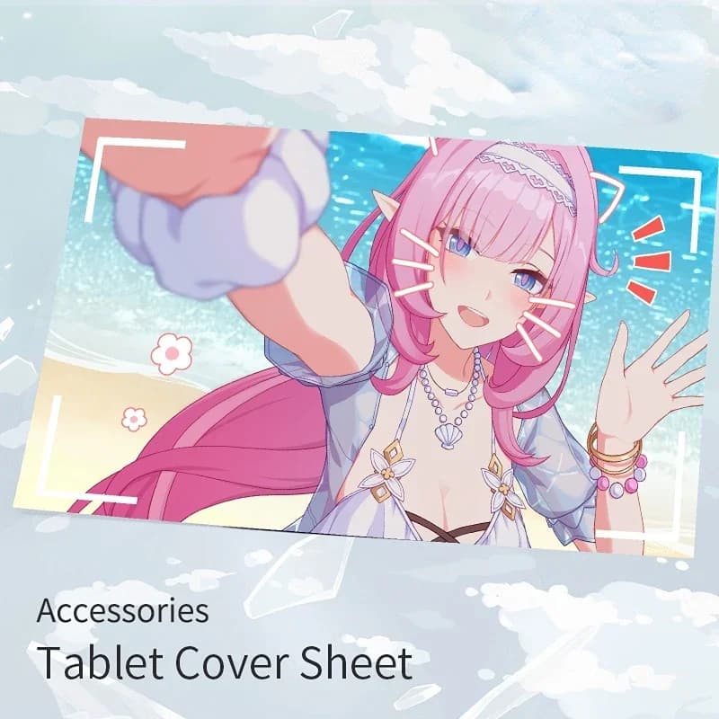 Support DIY Honkai Impact Elysia OSU Tablet Cover Sheet Protective Film For Wacom CTL-472/480 Digital Graphic Drawing Tablet Pad