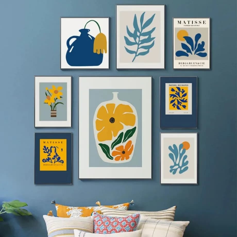Henri Matisse Picasso Posters Prints Flower Market Wall Art Abstract Diamond Painting Nordic Picture For Living Room Home Deco