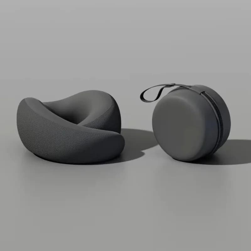Cuscino da Viaggio a U per il Collo a Lento Ritorno, Supporto Regolabile, Lavabile, in Memory Foam, per Sonno e Riposo, Ideale per Viaggi