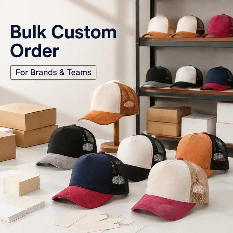 New Custom Logo Sunshade, Sunscreen, Breathable, Thickened Five Piece Solid Color Color Suede Baseball Cap