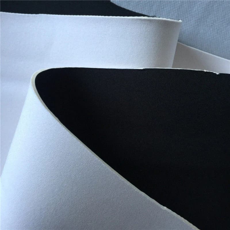 Black and White Neoprene SBR Fabric Materials