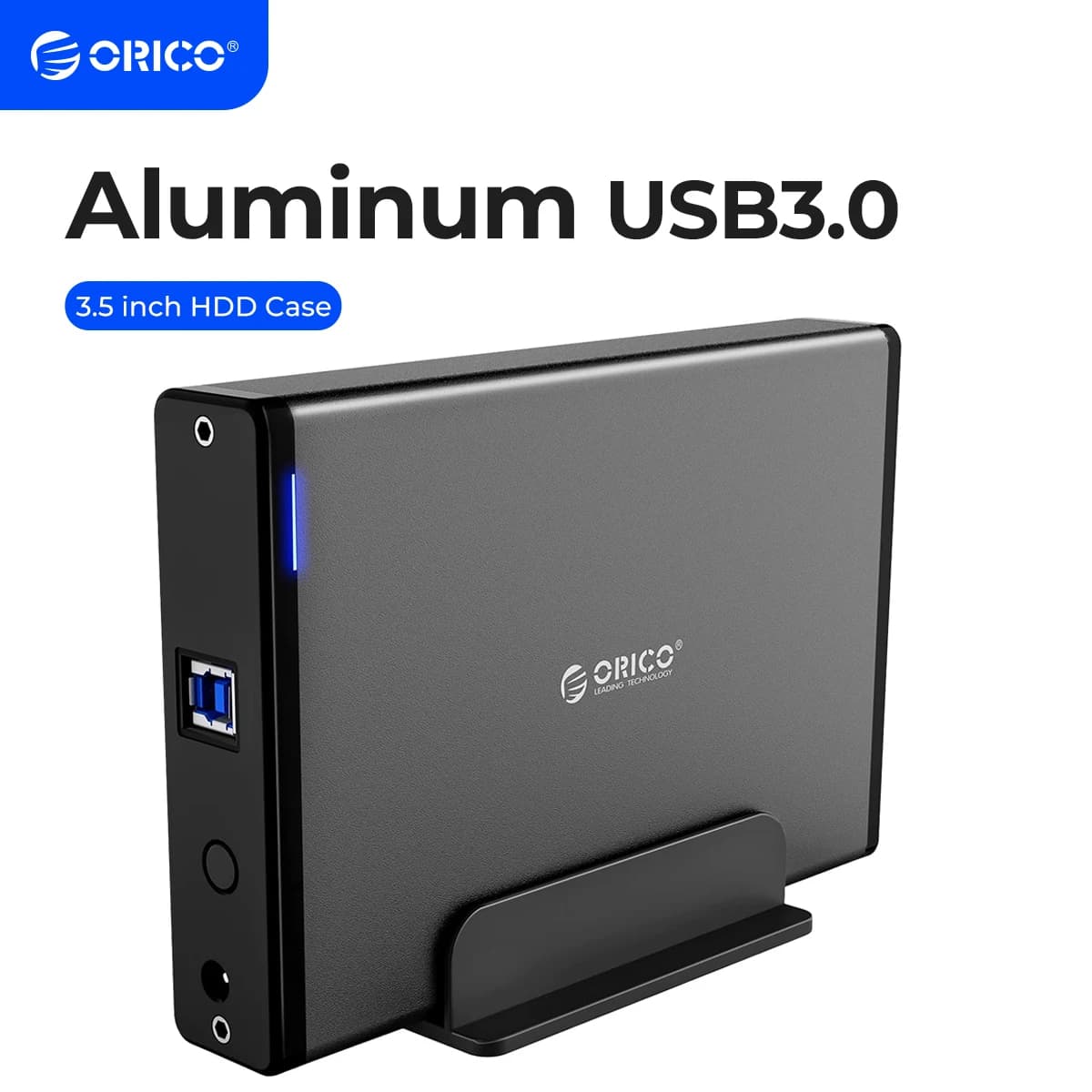 Custodia per disco rigido ORICO da 3.5 ''per HDD da USB 3.0 a SATA supporto per Docking Station per disco rigido esterno verticale UASP fino a 16TB