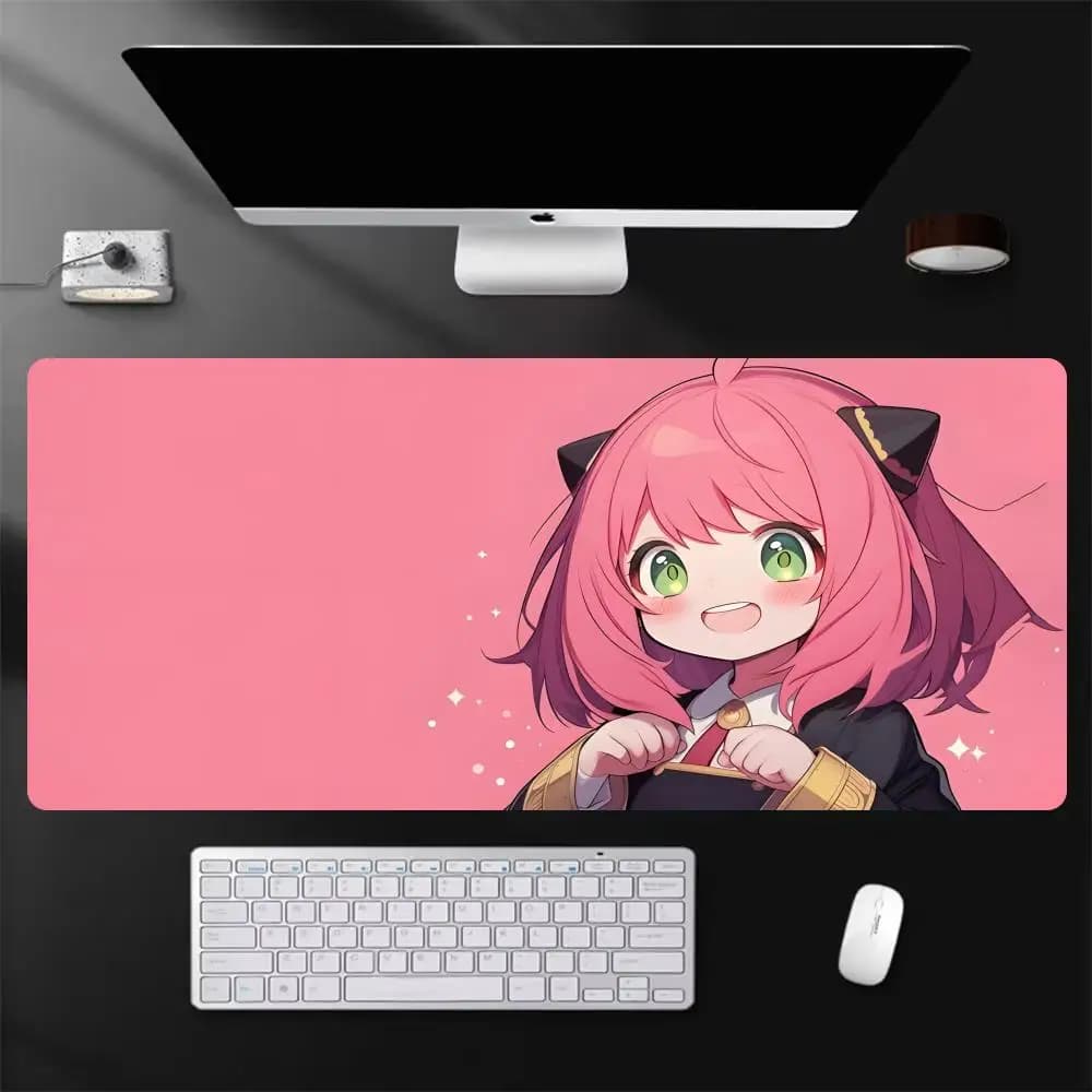 Tappetino per mouse S-SPY x FAMILY, tappetino per mouse grande da gioco, con bordi rinforzati, tappetino spesso per tastiera e scrivania del computer