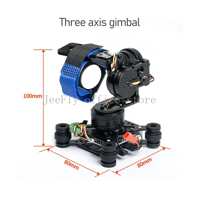 Stabilizzatore cardanico brushless a 3 assi per fotocamera GoPro 3 con motori della scheda controller BGC compatibili con Walkera X350 pro Drone