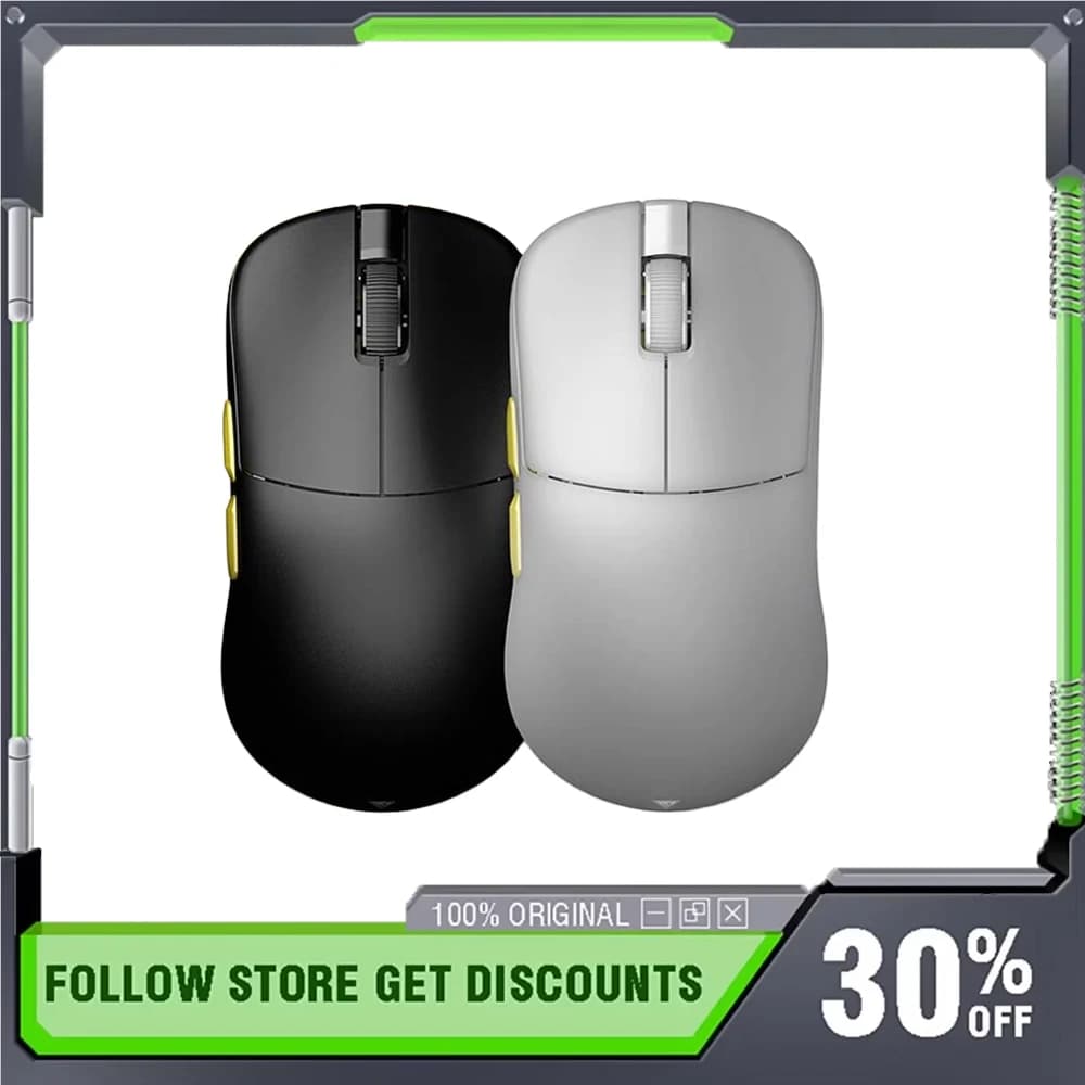 TEEVOLUTION HELIOS II PRO Mouse Wireless Bluetooth Tri-Mode 55g Lightweight PAW3395 4K E-sports Gaming Mouse Laptop Accessories