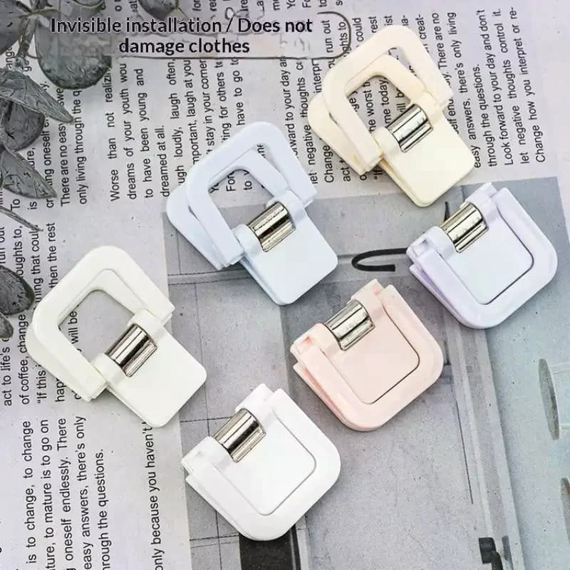 Multifunctional Pant Hem Clips: No Sew Anti Slip Reusable Jeans Trousers Shortening Clamp File Holder