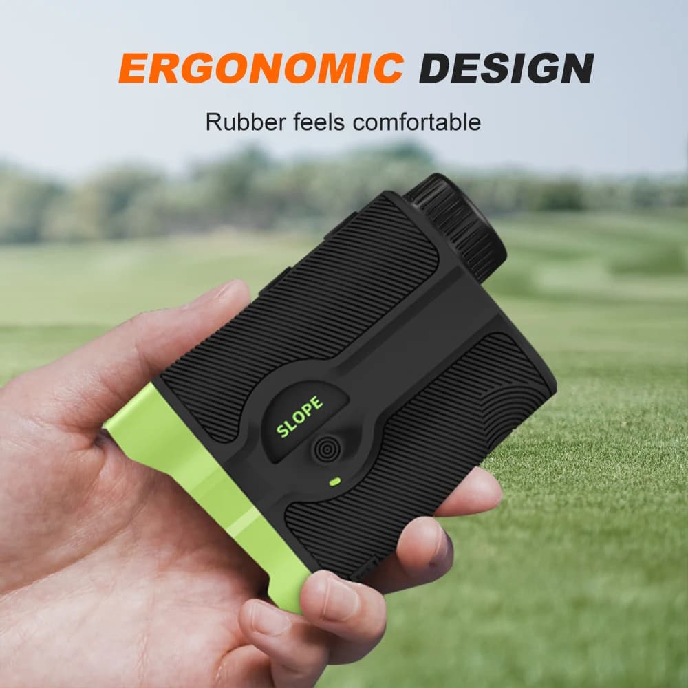 Telemetro laser Nohawk Golf con telescopio monoculare con misuratore di distanza della pendenza con bloccaggio della bandiera, magnete di ricarica di tipo C