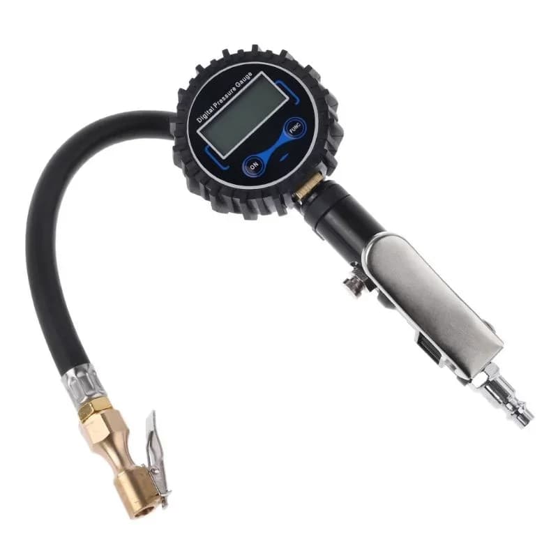 Gonfiatore digitale per pneumatici 1PC con manometro Mandrino ad aria da 200 PSI per camion/auto/bici