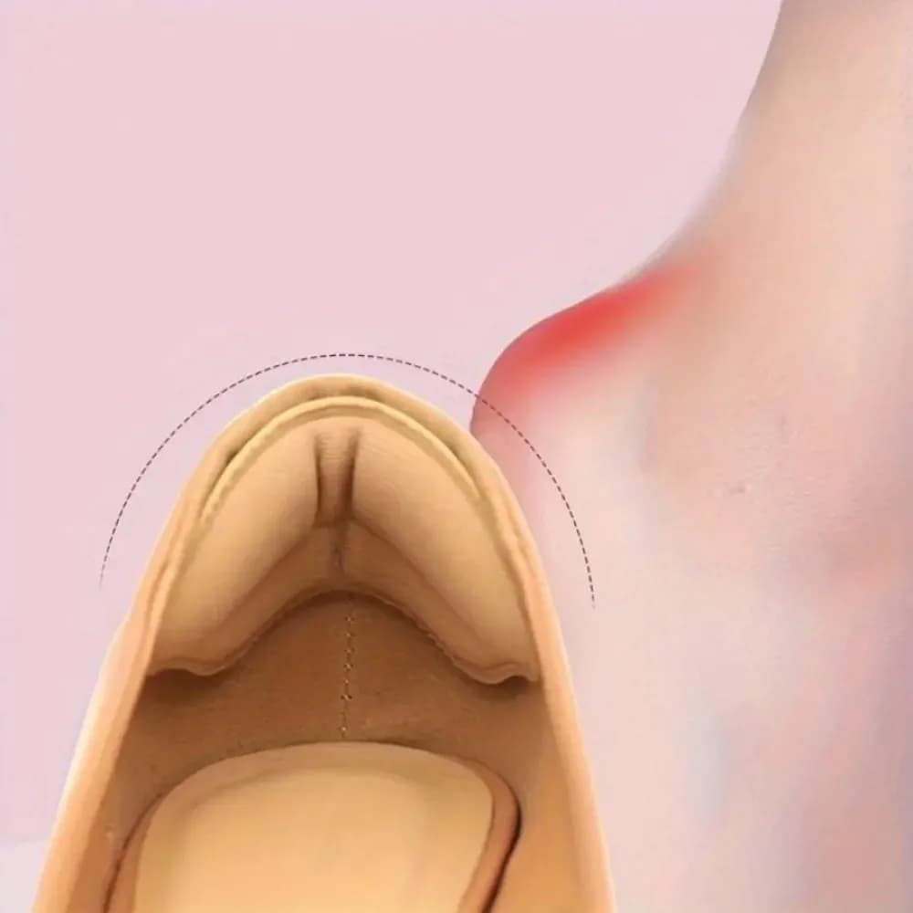 8 Pezzi Cuscinetti Adesivi per Tallone, Inserti Antiscivolo per Scarpe Troppo Grandi, Protezioni per Tallone, Prevenzione dello Scivolamento del Tallone, Imbottiture Comfort per Scarpe