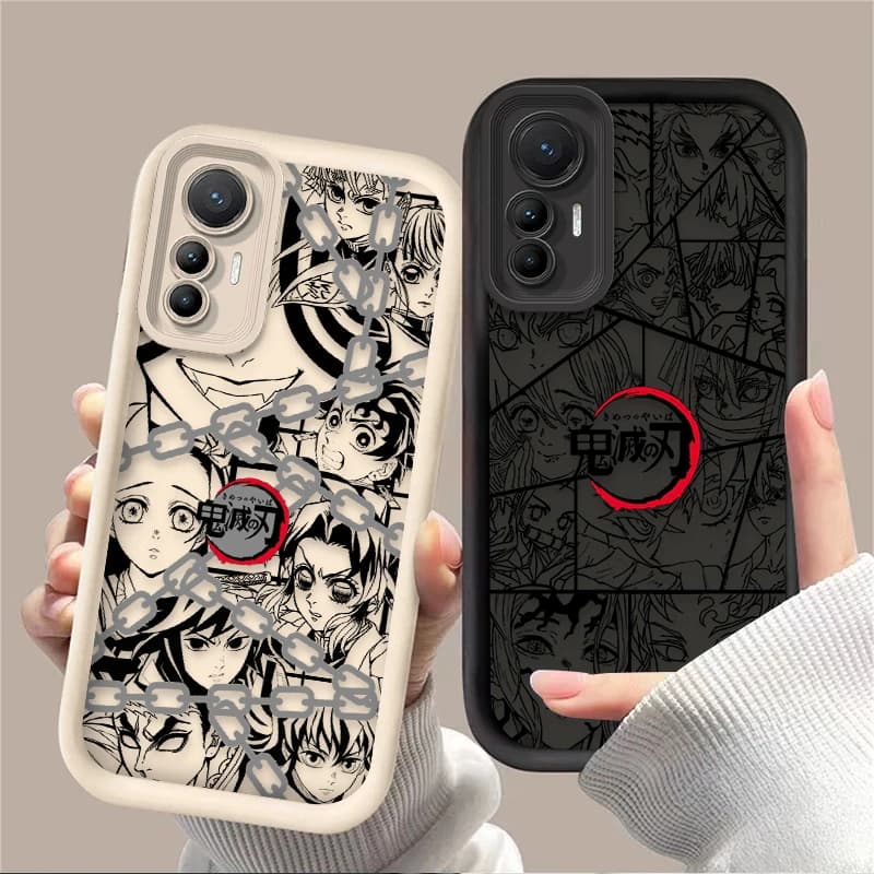 Demon Slayer Anime Line Art Cool Soft Phone Case For Xiaomi Poco X7 X6 NEO X5 X3 F8 F7 Ultra F6 F5 Pro F3 M8 M7 M6 Pro 4G 5G M5S