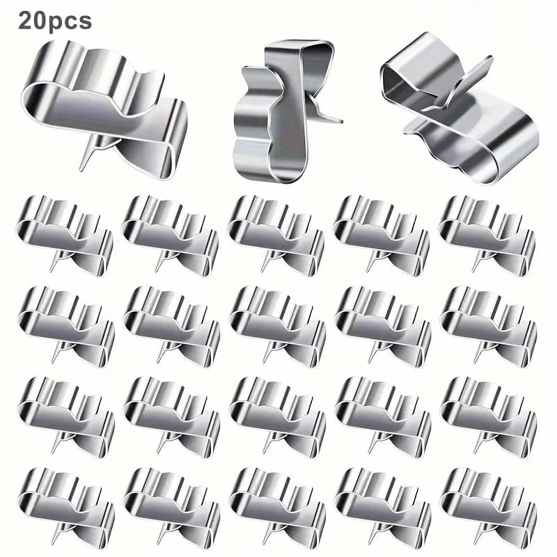 Trailer Frame Wire Clips Stainless Steels Trailer Wiring Cable Clips Replacement Parts For solar panel Boat Trailer Fishing Boat