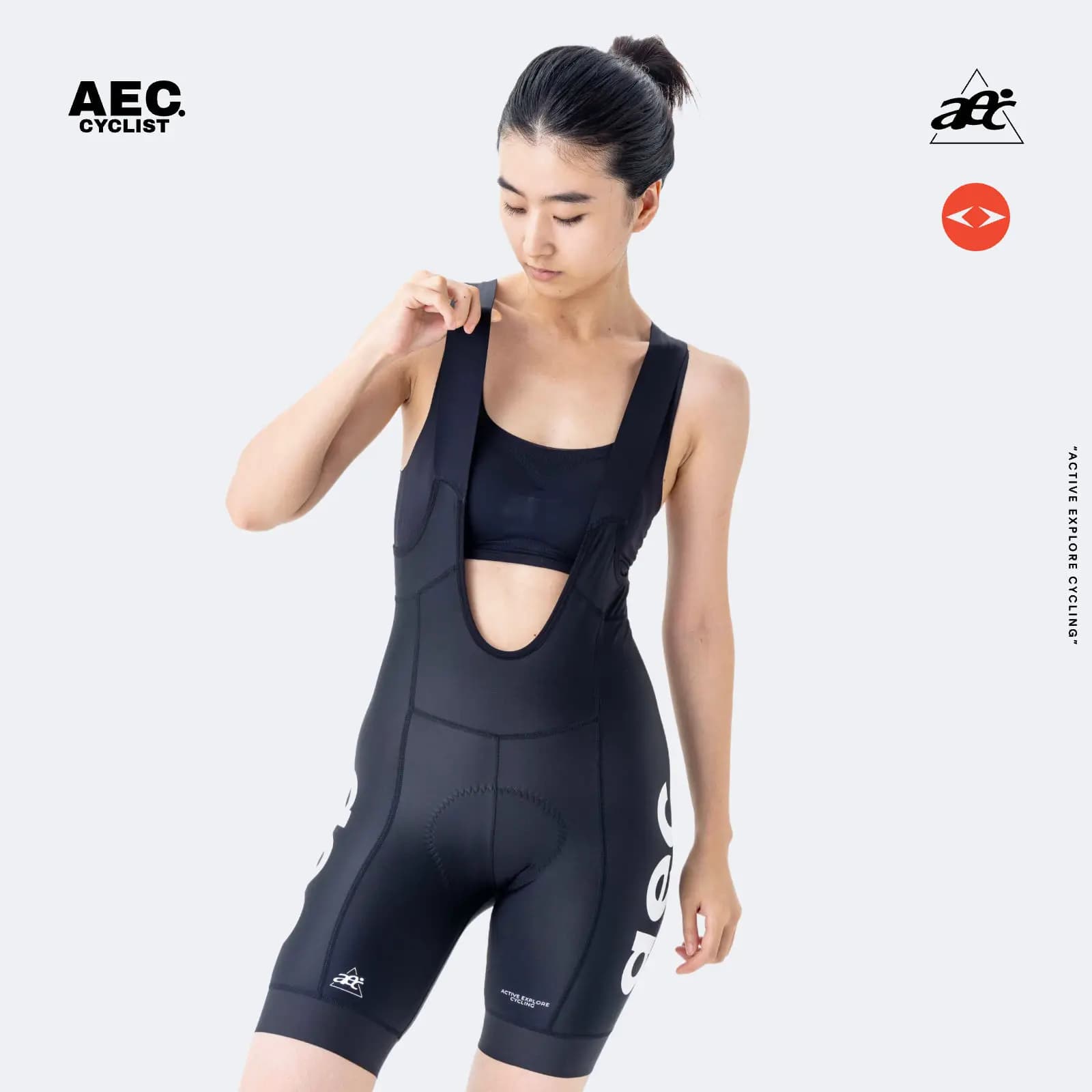 AEC shorts with women's cycling straps padded elastic Interface 7 hours driving bikes street design back mesh clothing MTB Series CHIRAN