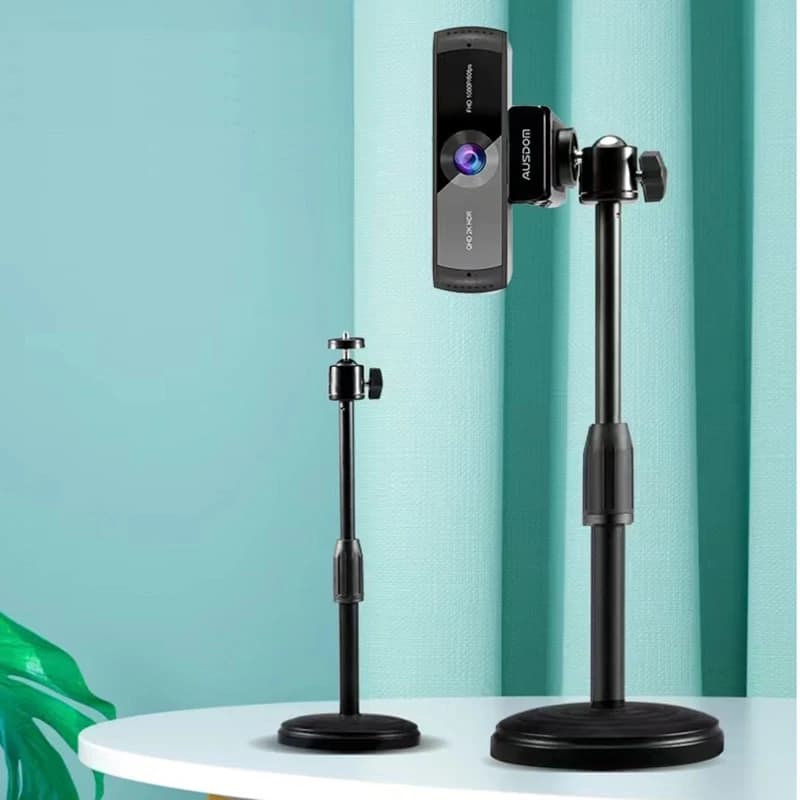 Support for 360-degree webcam Support for table webcams Tripods for webcam support Table Tripods for camcorders Web for conferences Logitech