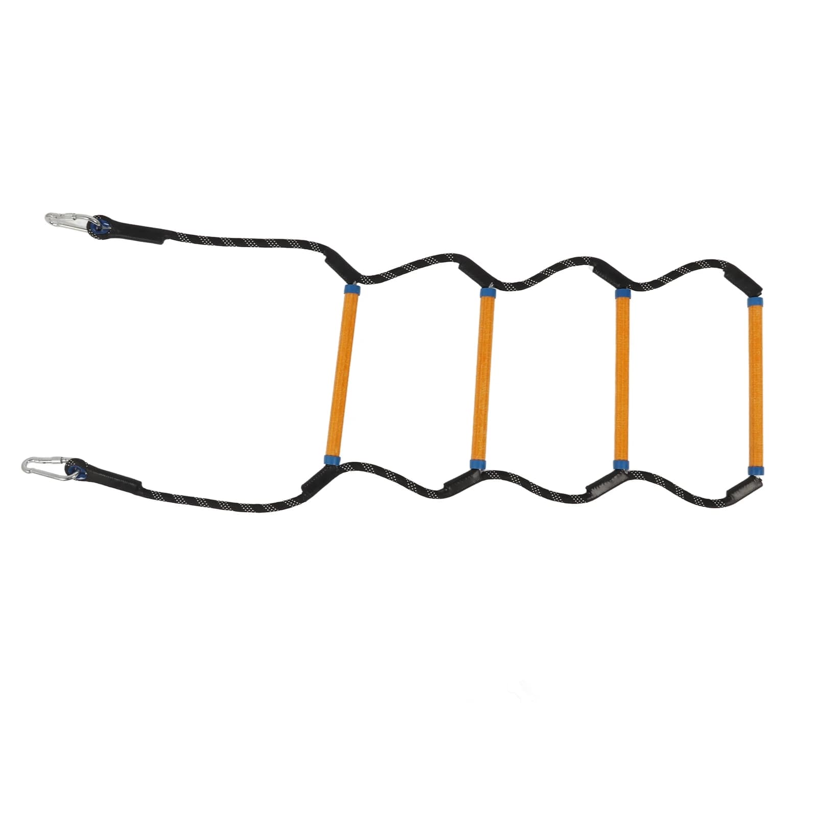 Marine Boarding Rope Ladder 400 Lbs Portable Anti Slip for Inflatable Boats Kayaks Motorboats OEM Replacement UV Protection Poly