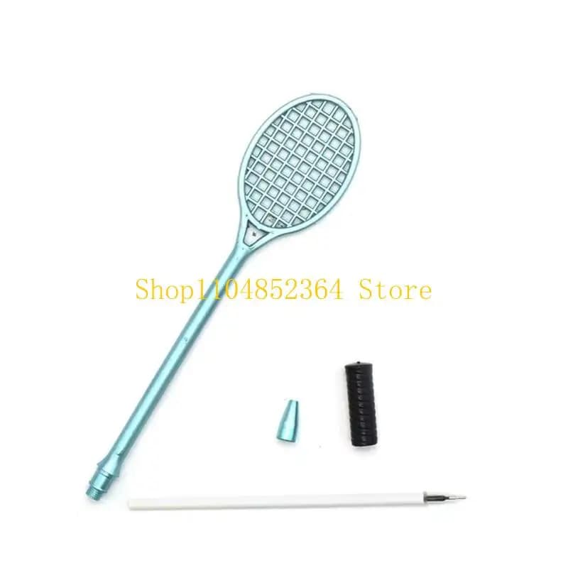652F Penna a per racchetta da badminton, penna gel creativa per stili racchetta da tennis