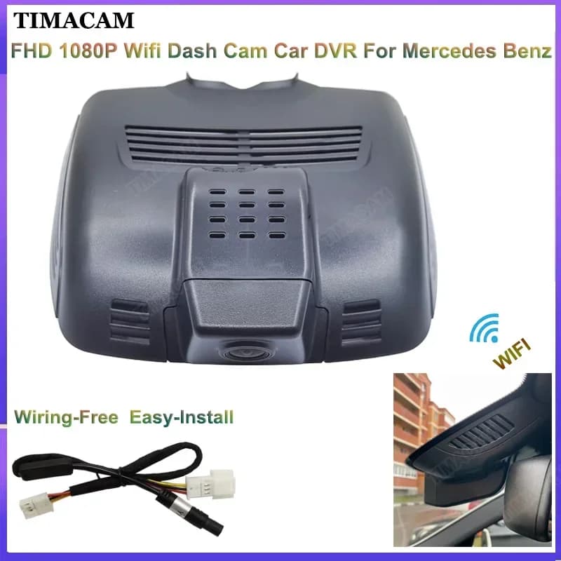 TIMACAM Plug and Play 1080P Wifi Car Dvr For Mercedes Benz CLS w218 c218 320 350 400 260 300 2015 2016 2017 2019 Dash Cam