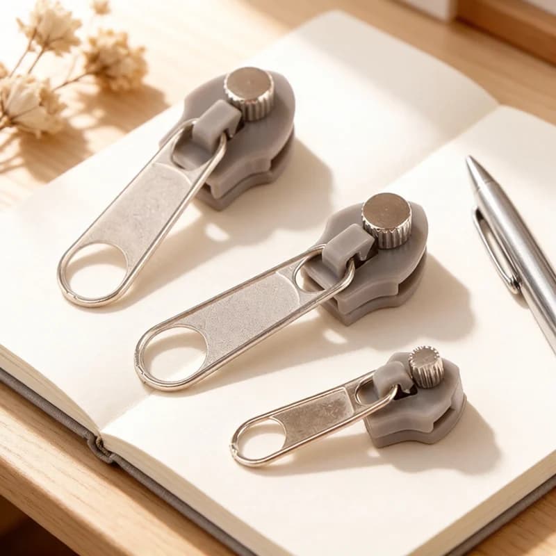 Kit di Riparazione Cerniere Universale Istantaneo Rimovibile, Ricambio Testa Cerniera, Ripara Fibbie Difettose, Accessori Fai-da-te per Cucito, per Abbigliamento, Bagagli e Borse