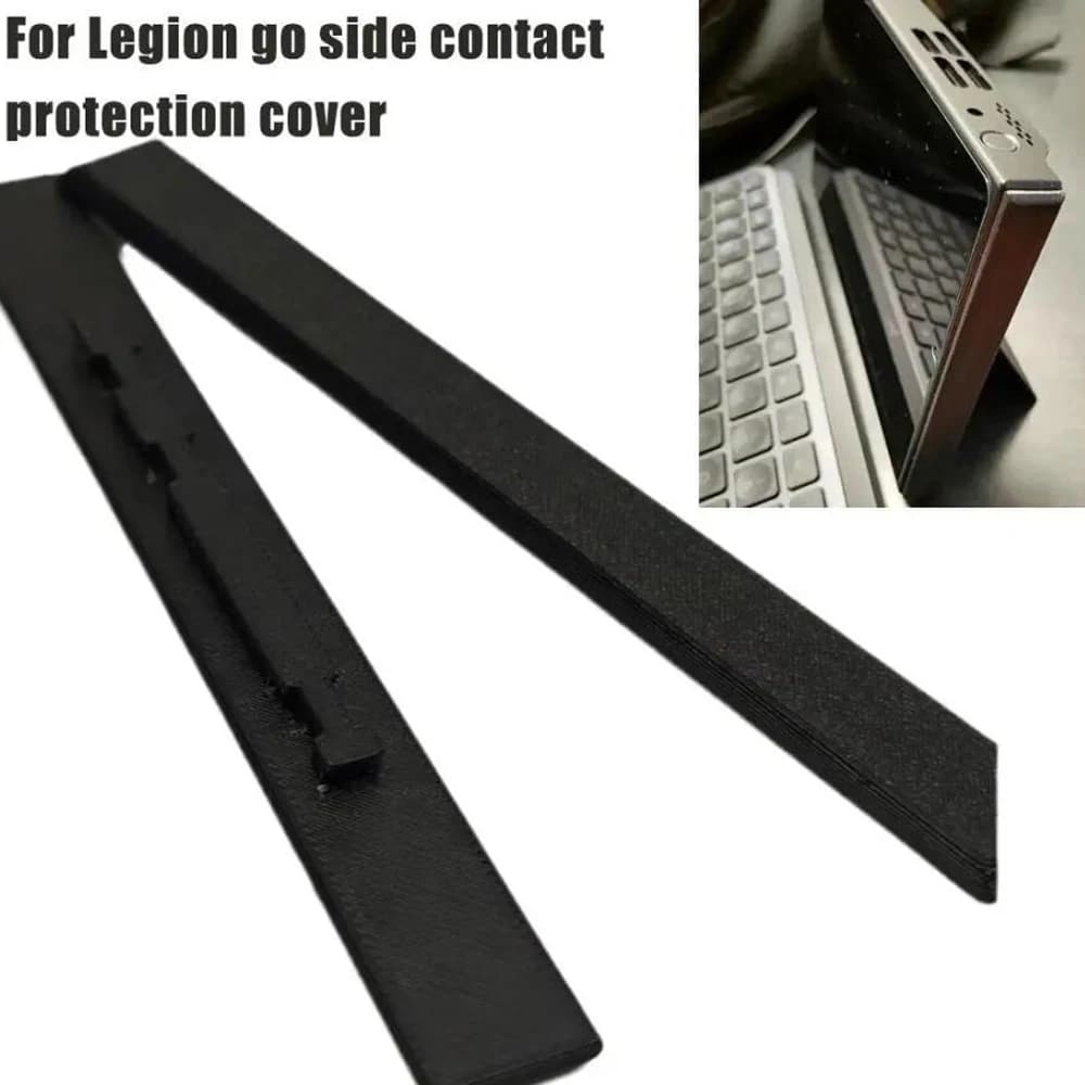 Macchina da gioco ​ Copertura di protezione per contatti laterali Nera 2 pezzi per Legion Go Scratch Guard Paraurti Protezioni Copri maniglia