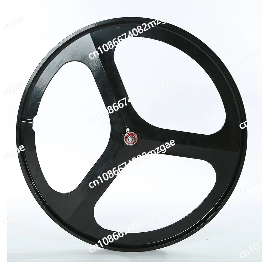 Ruota Integrata in Lega di Magnesio a Tre Razze, Mozzo per Bicicletta da Strada, Accessori per Biciclette