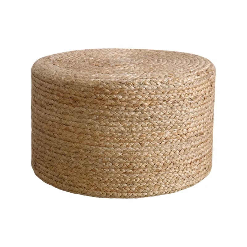 Jute hand-woven futon bay window sitting Dun meditation tatami household seat cushion stool