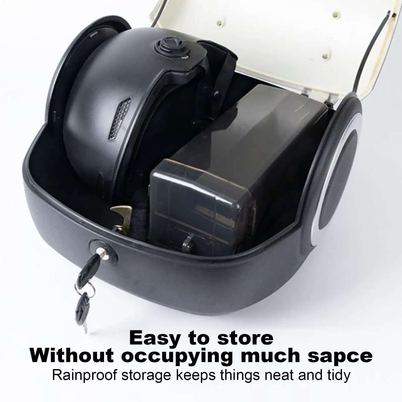 Motorcycle Charger Enclosure Waterproof UV-Resistant Protector Outdoor Motorcycle Power Charger Case For All Weather Storage
