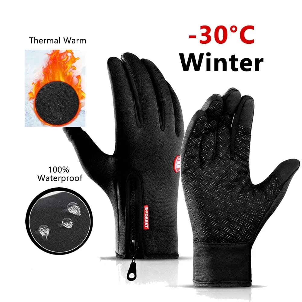 Women's Winter Gloves Hot Touchscreen Waterproof Hiking Ski Fishing Cycling Gloves Anti-slip